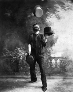 W.C. Fields Juggling Top Hats